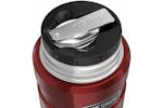Thermos 470ml Stainless King Food Flask with Spoon | Red
