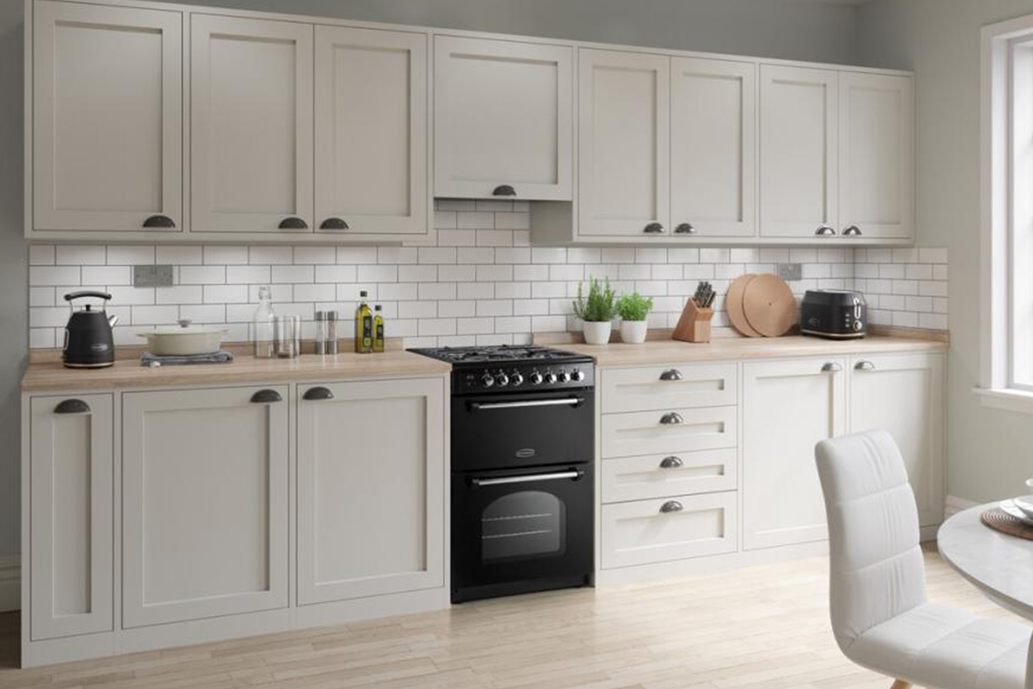 Rangemaster Classic 60cm Dual Fuel Cooker | CLA60DFFCR/C | Cream