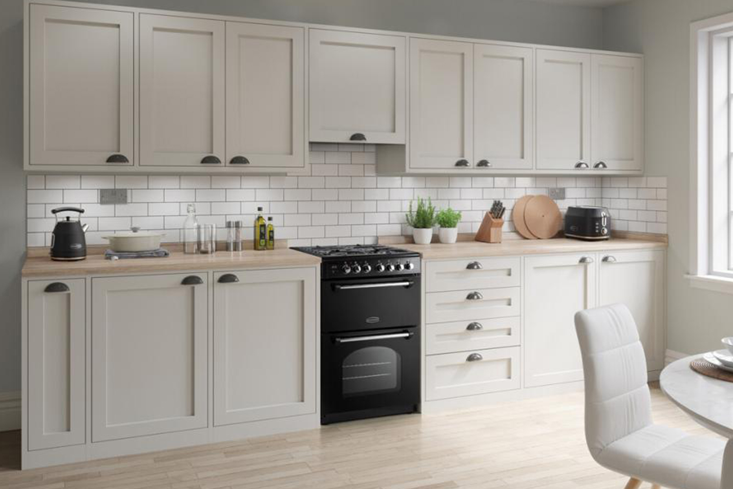 Rangemaster Classic 60cm Gas Cooker | CLA60NGFBL/C | Black