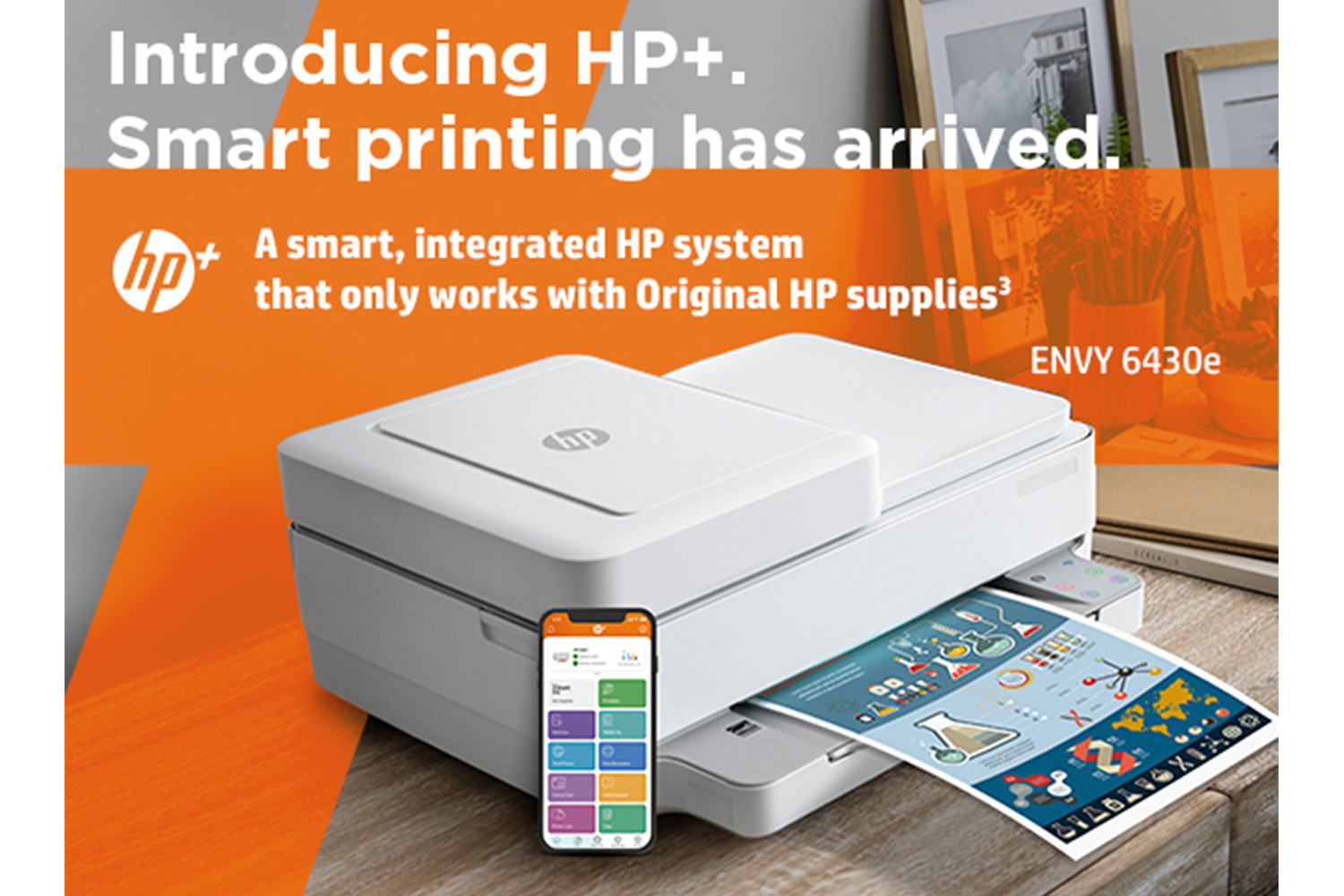 HP ENVY 6430e AllinOne Wireless Colour Printer Ireland