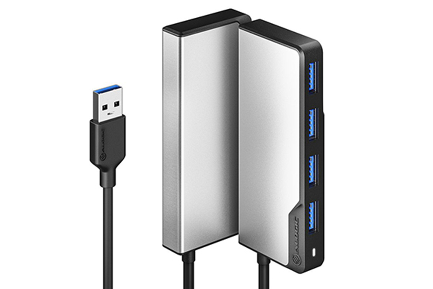 Alogic USB-A Fusion SWIFT 4-in-1 Hub | Space Grey