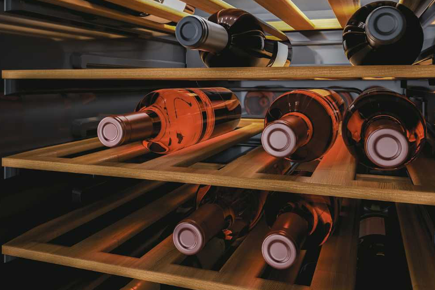 Hoover HWine 500 Freestanding 41 Bottles Wine Cooler HWC150UKW/N