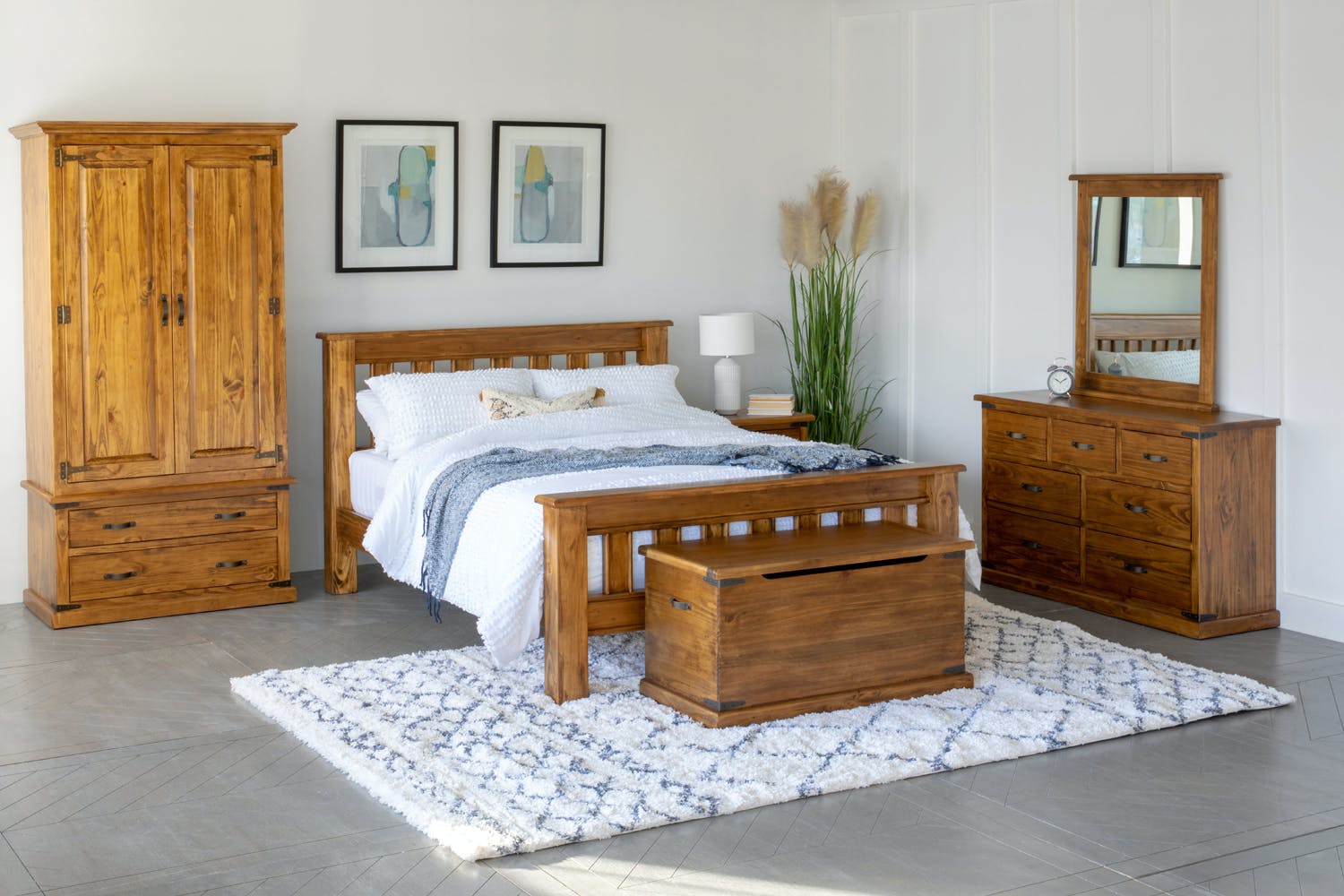 Galveston Dresser Mirror | Natural | 85 x 95 cm