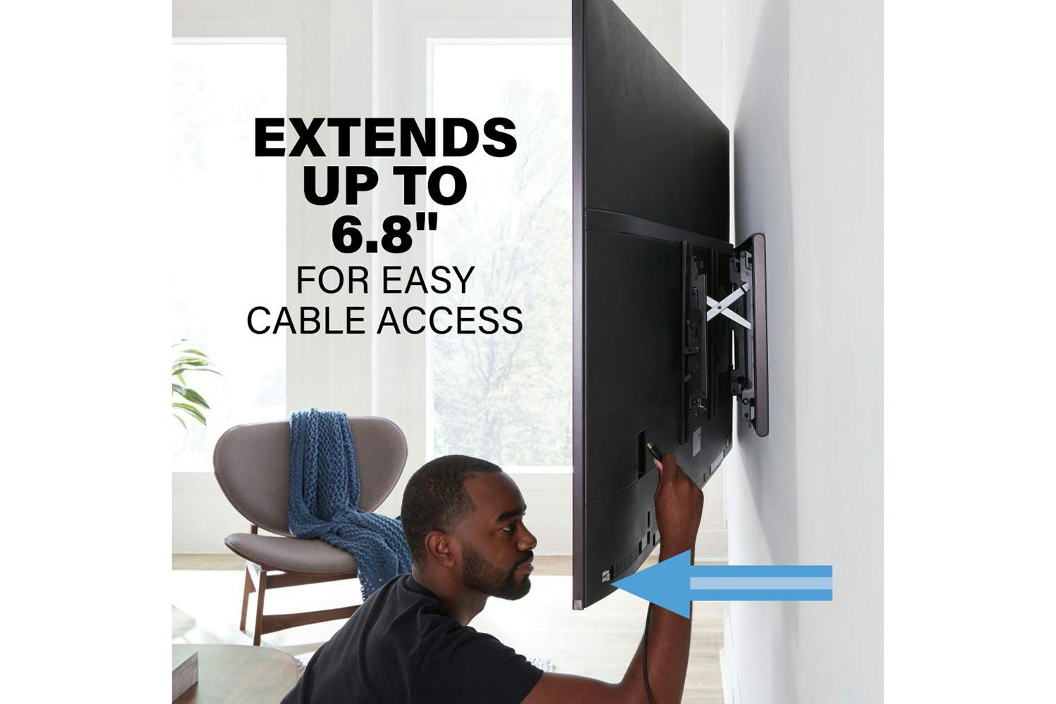 Sanus Advanced Tilt 4D Premium TV Wall Mount for 42" - 90" TVs | VLT7-B2