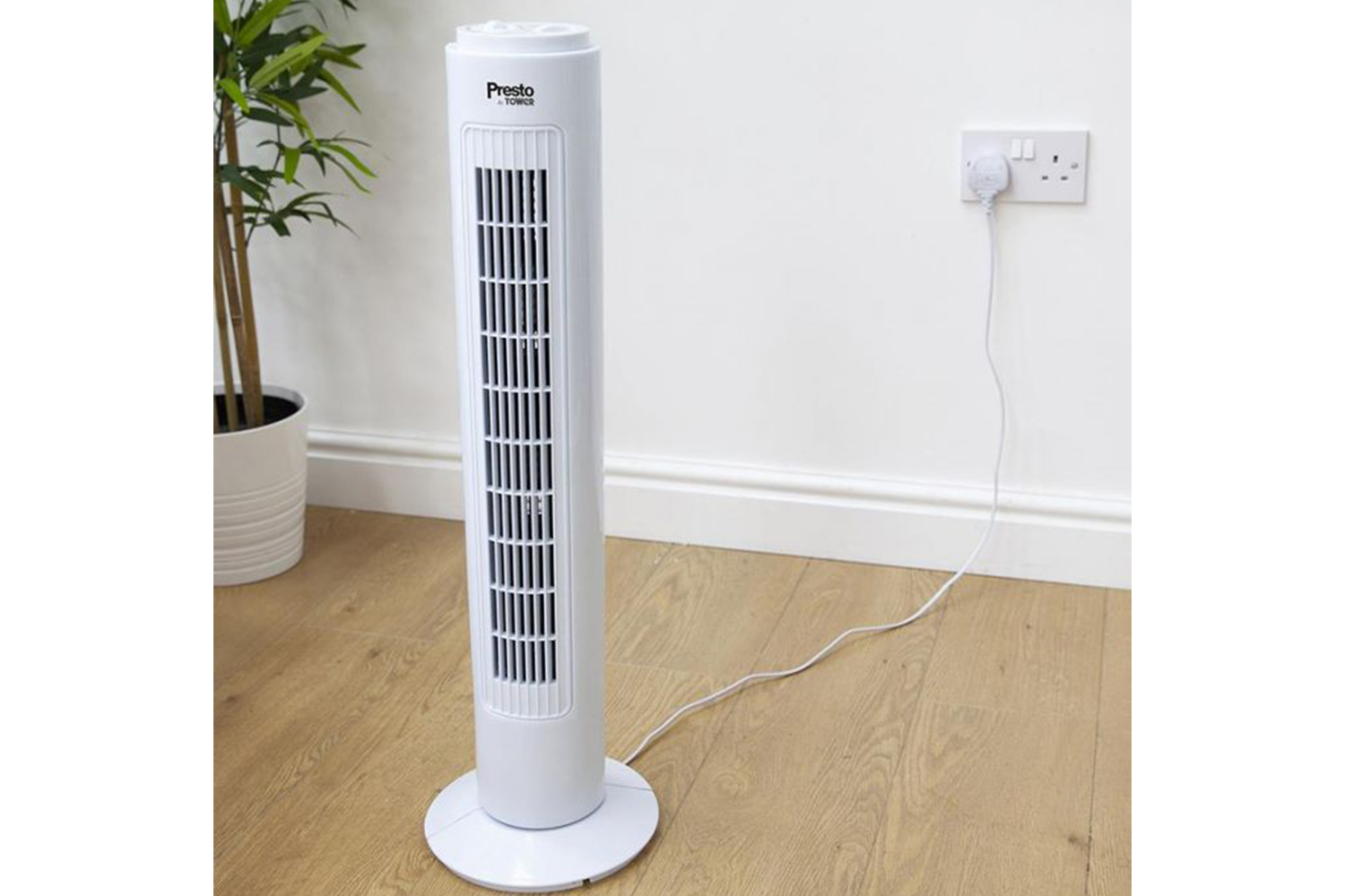 Tower Presto 29" Tower Fan White Ireland