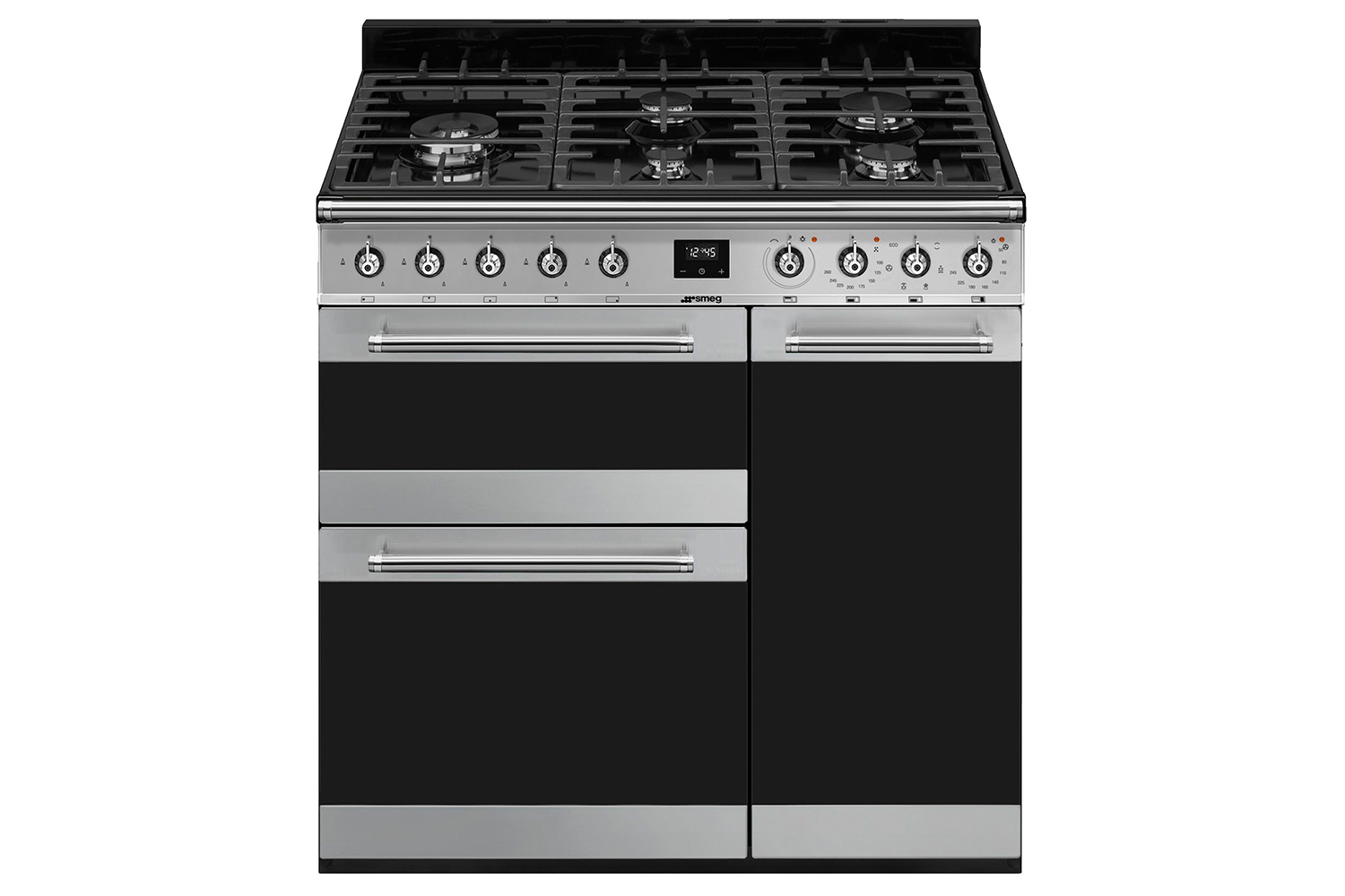 Smeg 90cm Classic Gas Range Cooker SY931 Stainless Steel Ireland