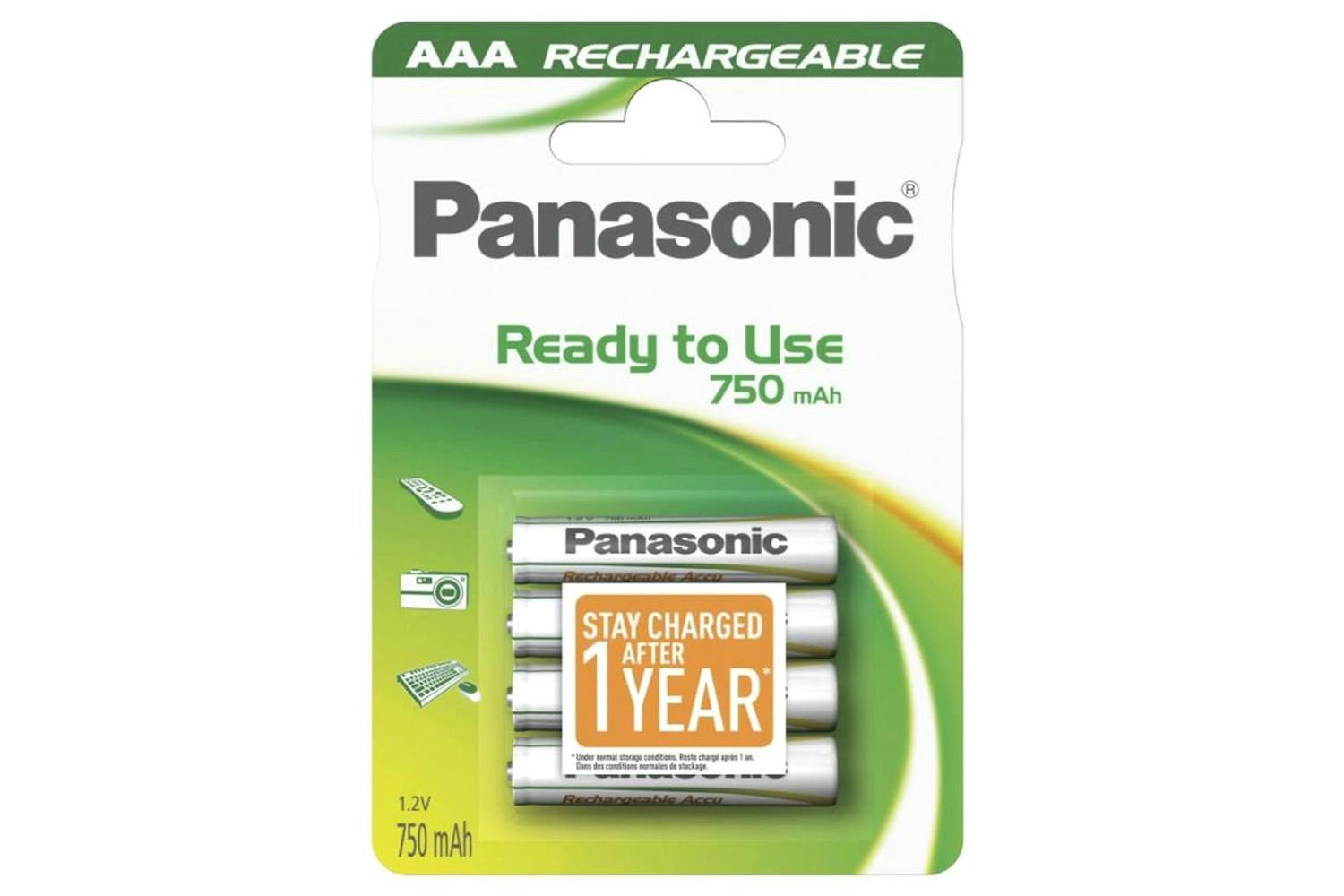 Panasonic AAA Rechargeable Battery | 4 Pcs of Pack