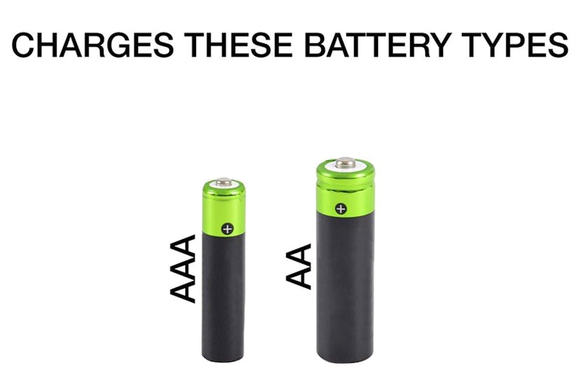Lloytron Slimline 8x AA/AAA Multi-Charger for NiMH Batteries