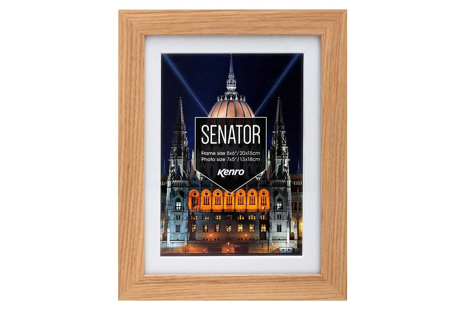 Kenro Senator Prestige Oak Series 7x5" Photo Frame