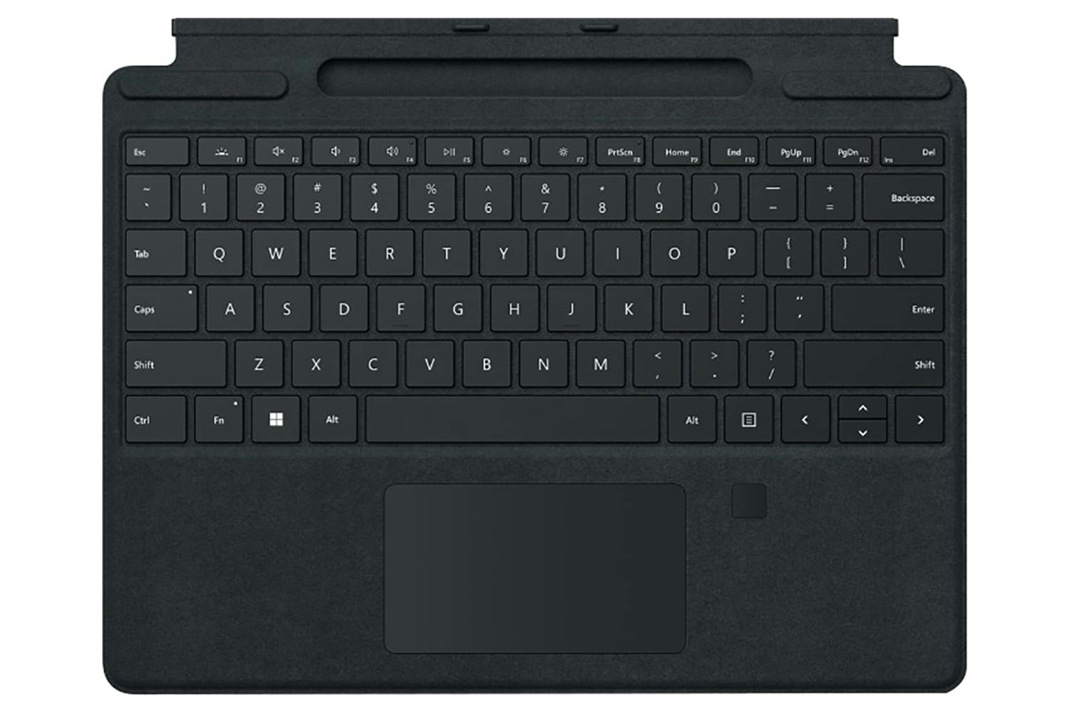 Microsoft Surface Pro Signature Keyboard with Fingerprint Reader | Black
