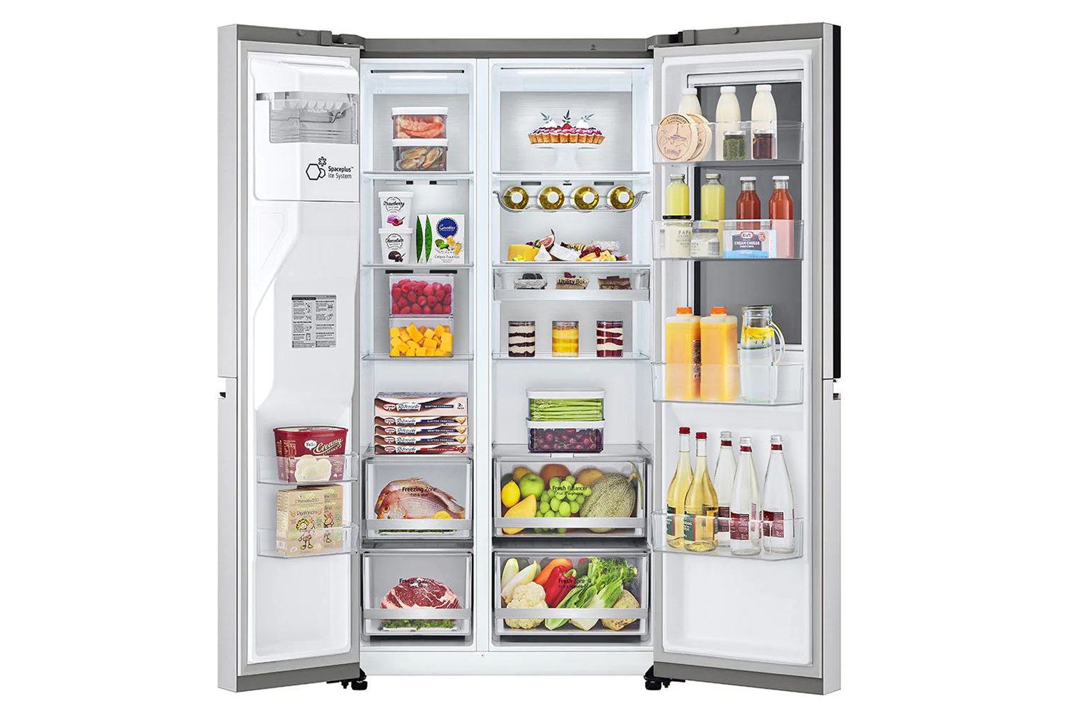 lg sxs american fridge freezer