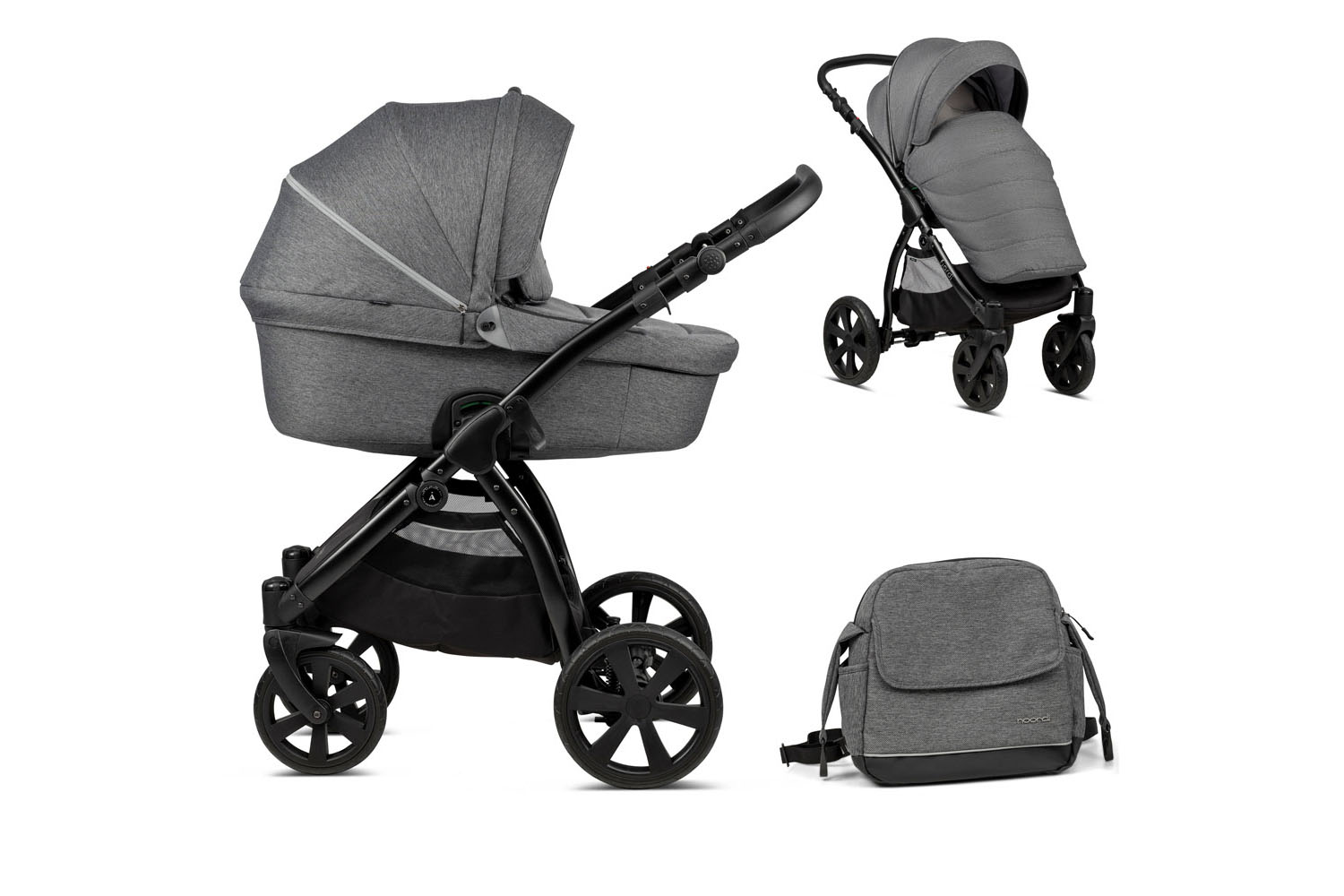 Noordi Fjordi 2-in-1 | Dark Grey