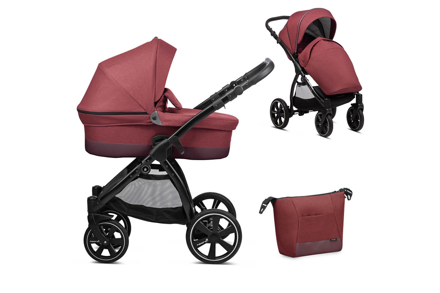Noordi Sole Go 2-in-1 | Garnet