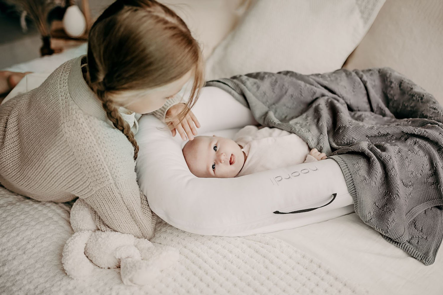 Noordi 2-in-1 Baby Nest | Mint