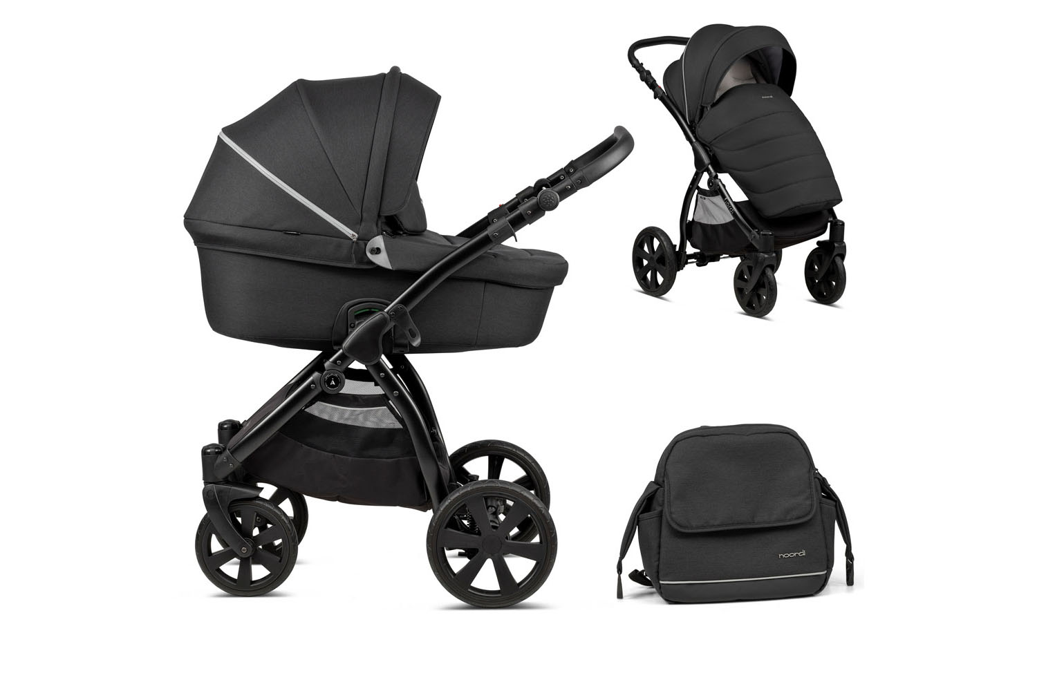 Noordi Fjordi 2-in-1 | Black