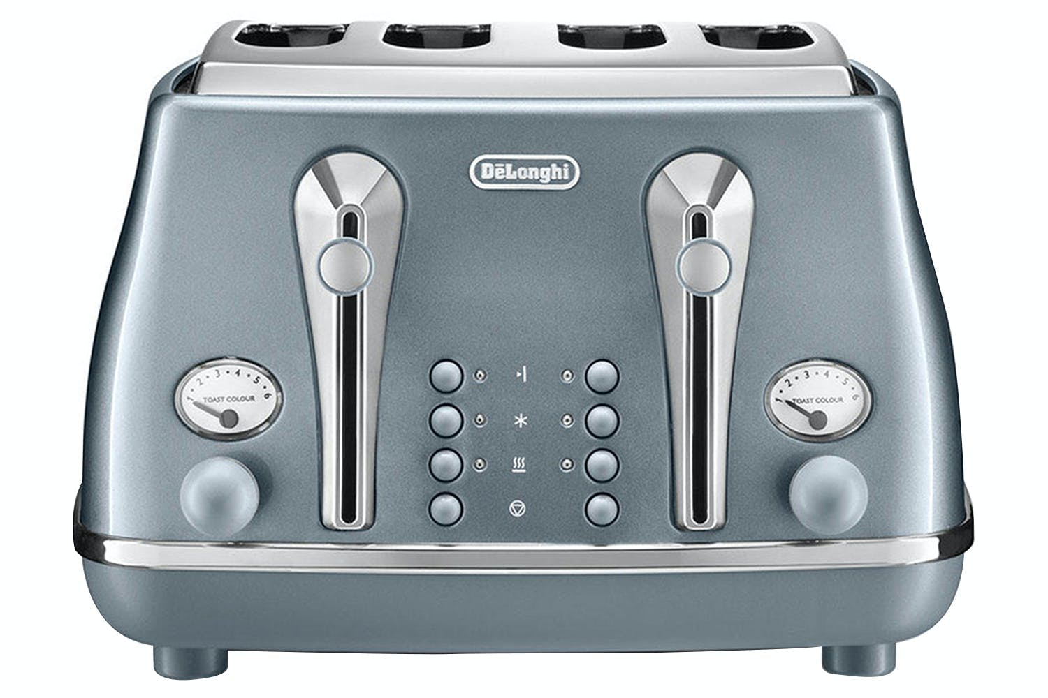 DeLonghi Icona Metallics 4 Slice Toaster CTOT4003.AZ Azure