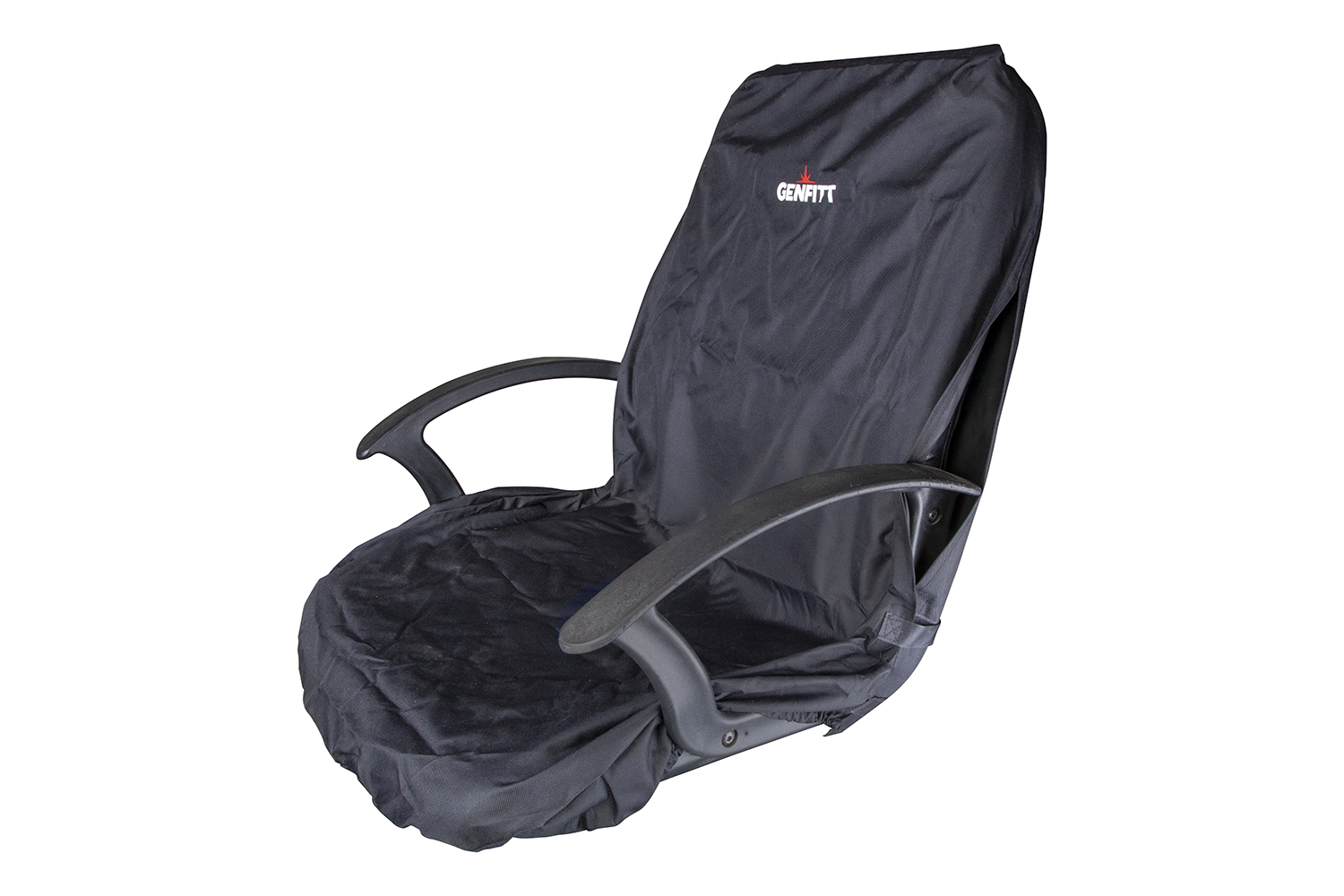 Genfitt Universal Waterproof Tractor Seat Cover | Black