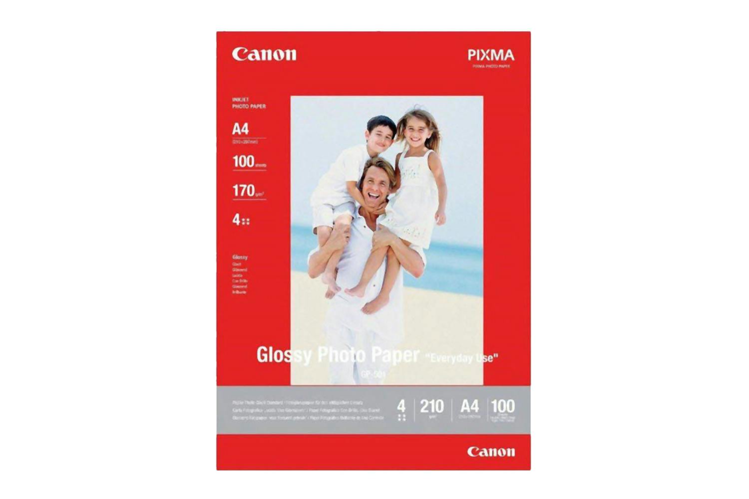 Canon GP-501 Everyday Use Glossy A4 14x17" Photo Paper | 100 Sheets