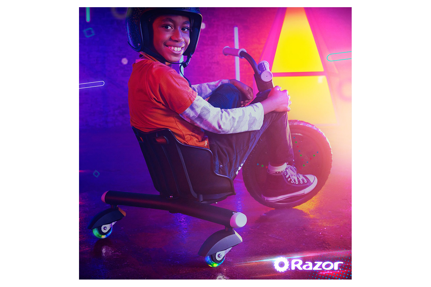 riprider 360 lightshow drifting tricycle