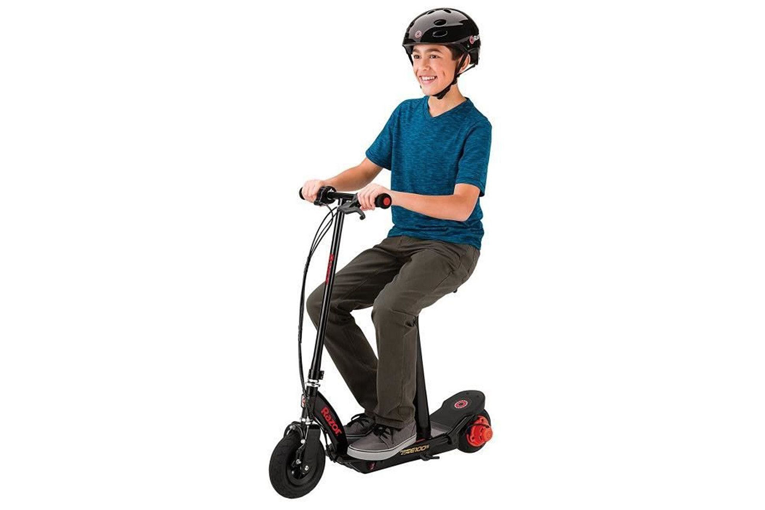 razor e100s electric scooter with seat