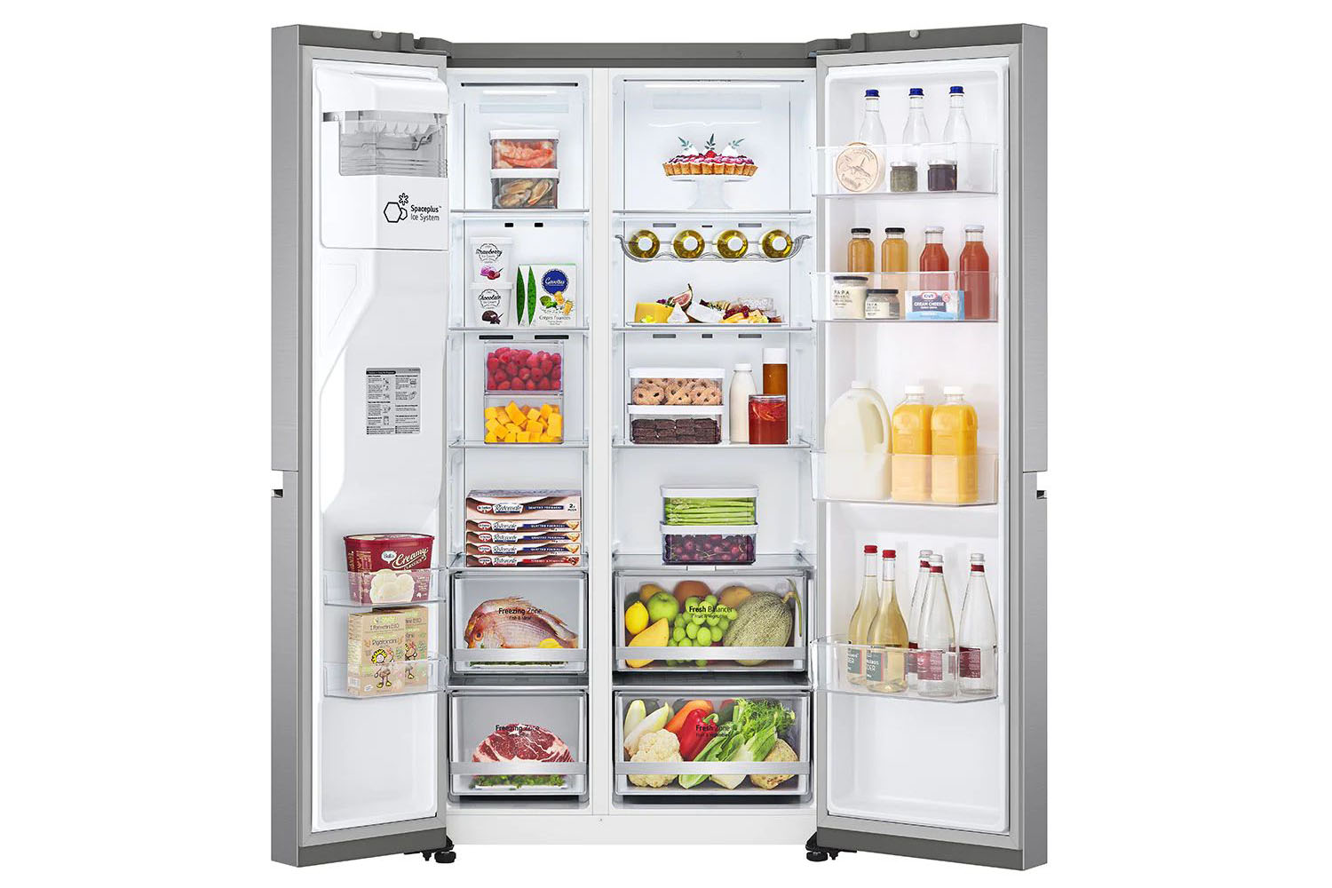 lg sxs american fridge freezer