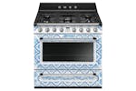 Smeg Divina Cucina Dolce & Gabbana 90cm Gas Range Cooker | TR90DGM9 | Maiolica
