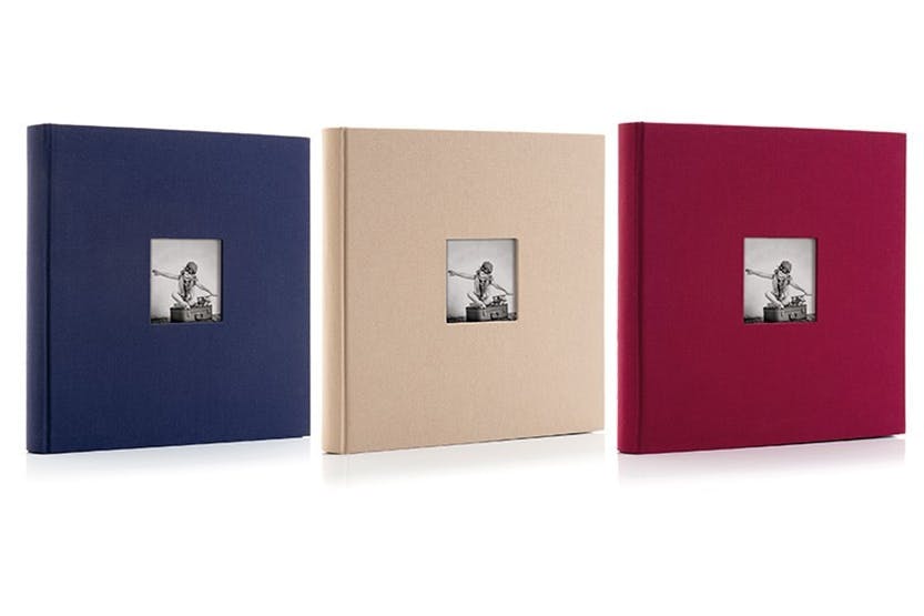 Hofmann 6x4" Memo Linen Fabric Albums | 200 Photos | Pack of one