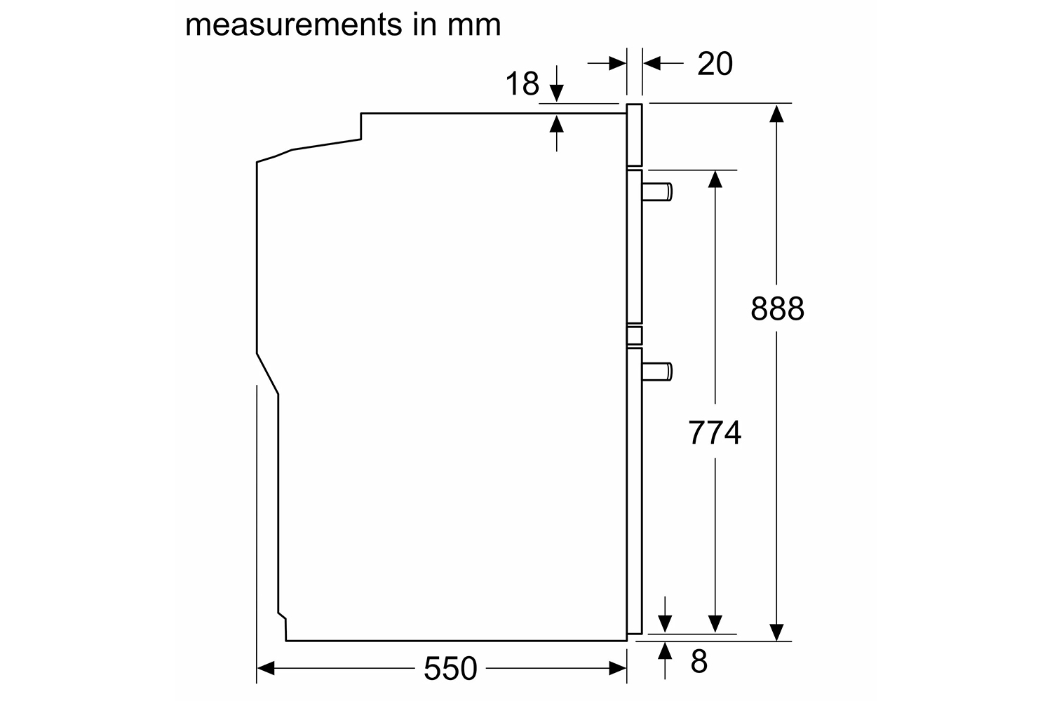 Siemens Builtin Double Oven MB557G5S0B Ireland