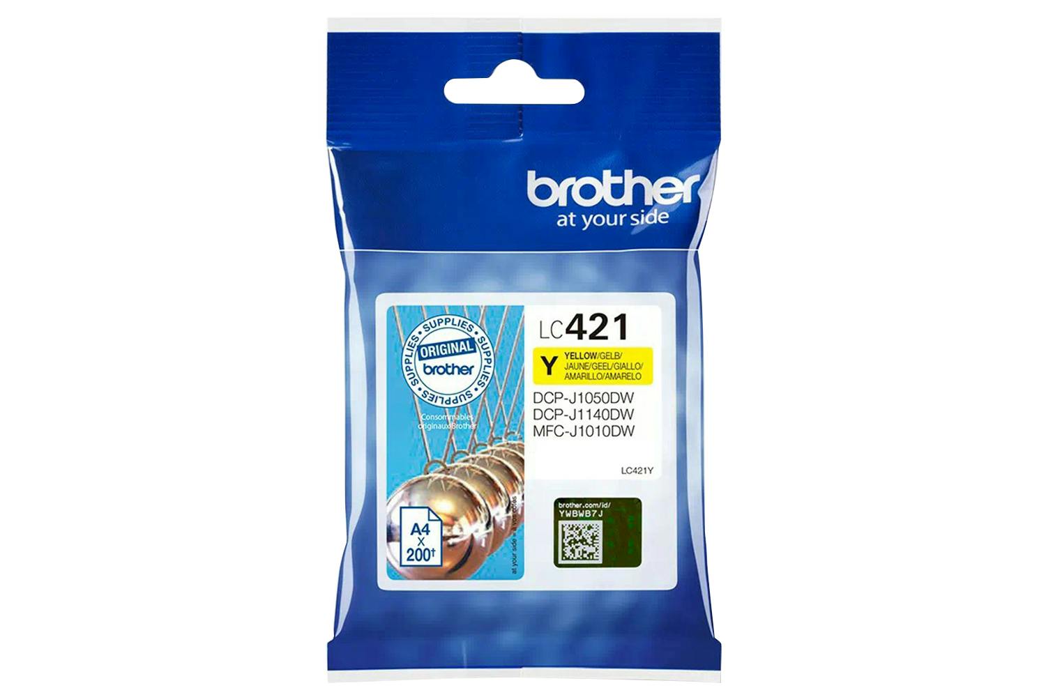 Brother LC421Y Ink Cartridge | Yellow