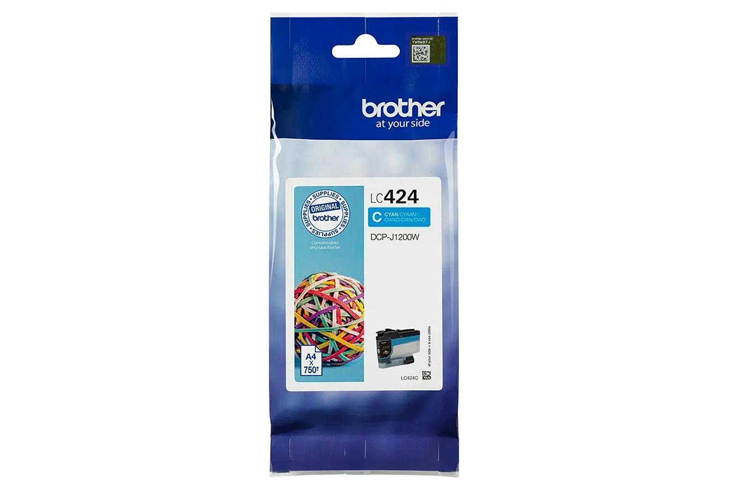 Brother LC424C Ink Cartridge | Cyan