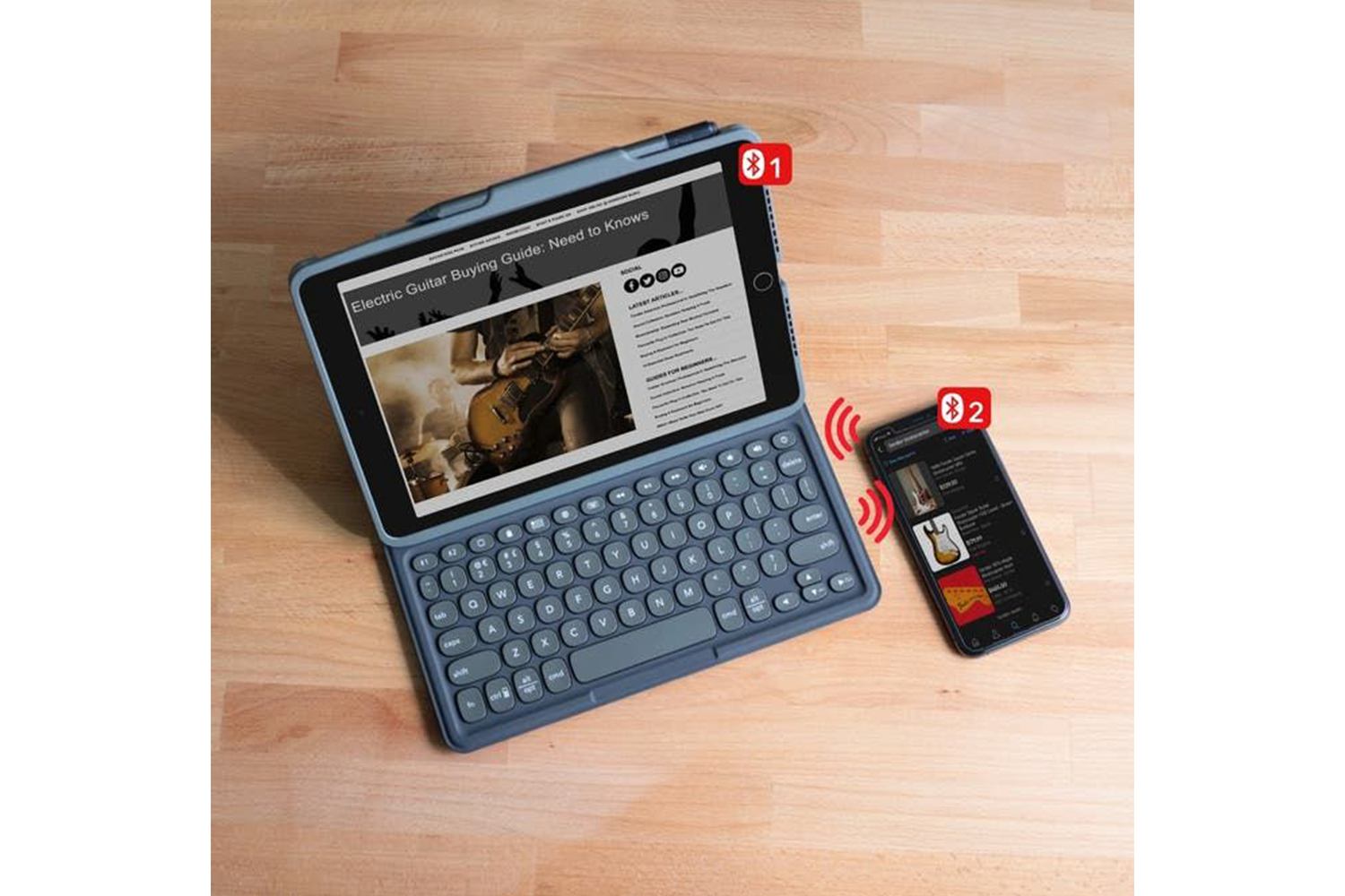 Zagg Pro Keys 10.2" iPad Wireless Keyboard & Detachable Case