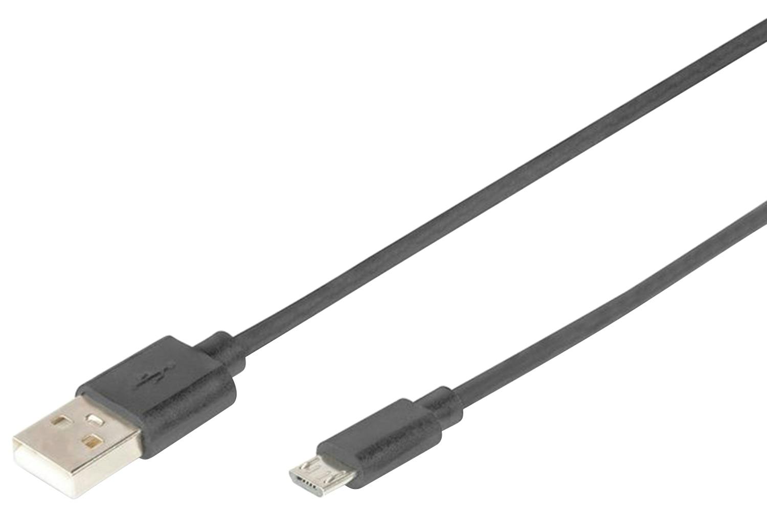 Digitus USB Type-A to Micro USB-B Connection Cable | Black