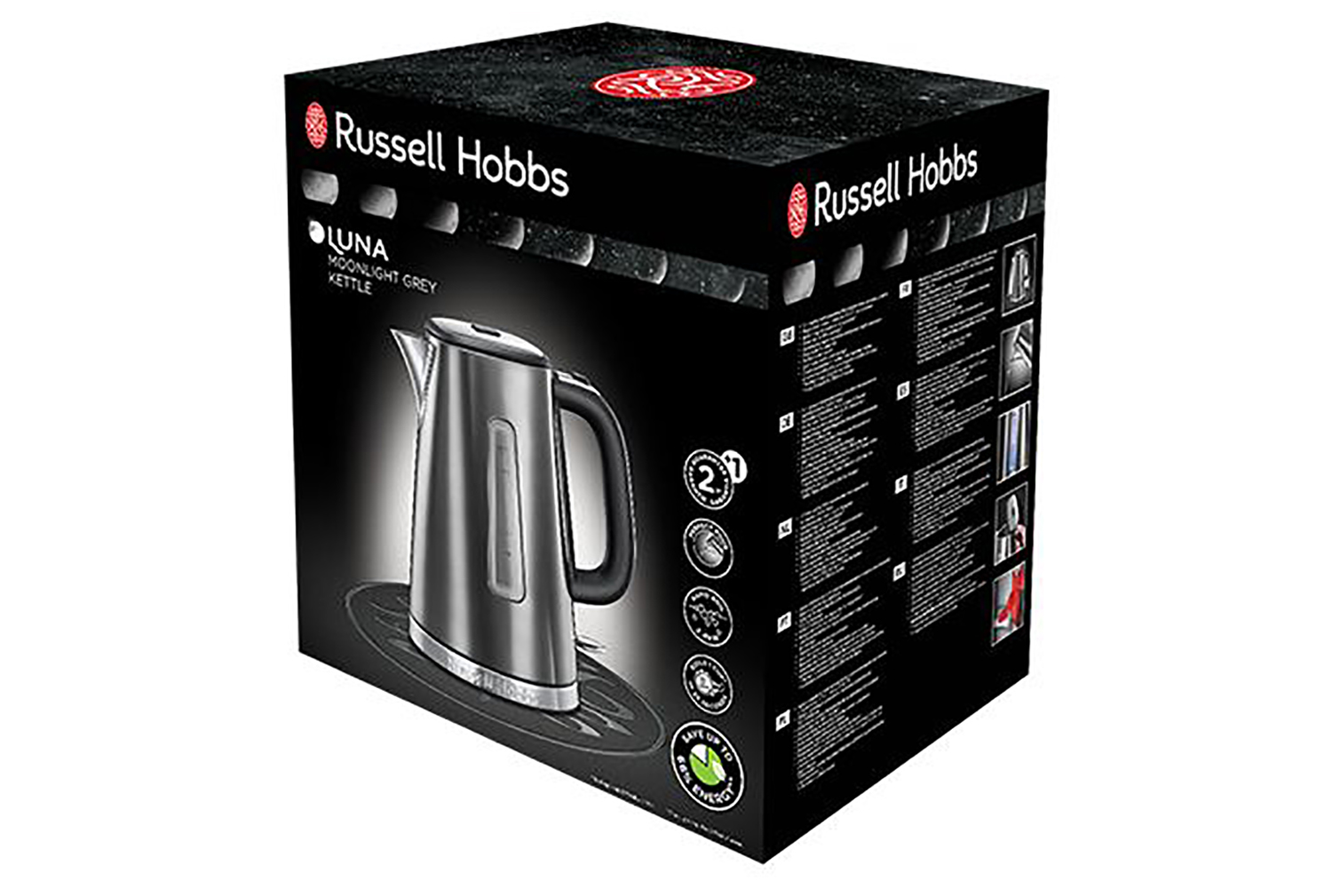 russell hobbs luna stainless steel kettle