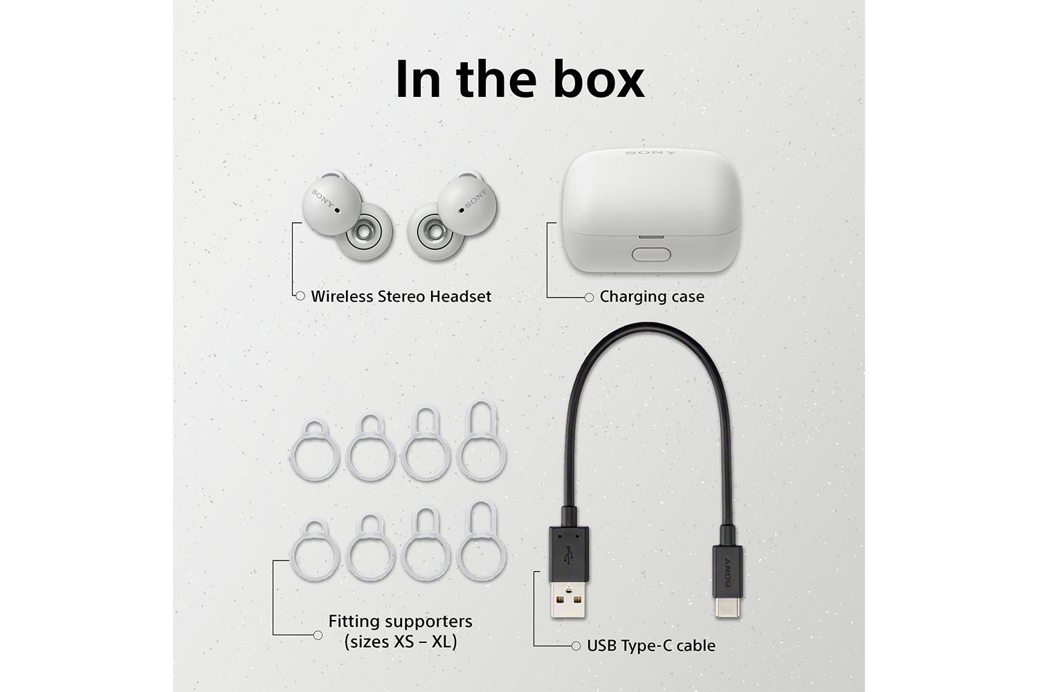 Sony Linkbuds WFL900W.CE7 In Ear True Wireless Earbuds White