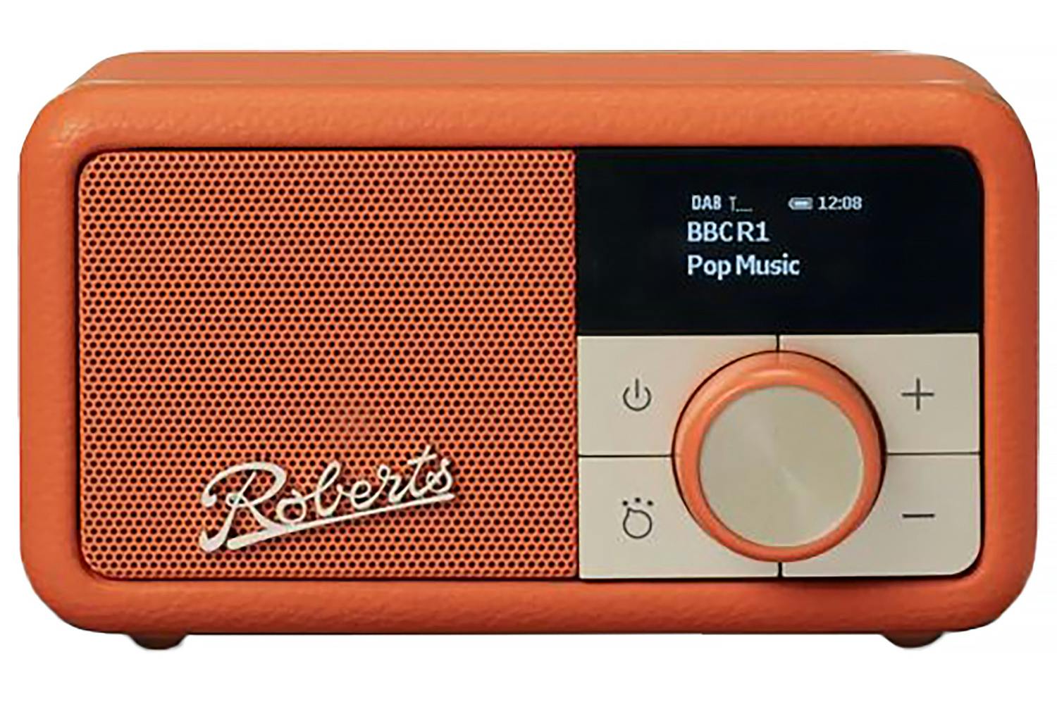Roberts Revival Petite FM Radio with Bluetooth | Pop Orange