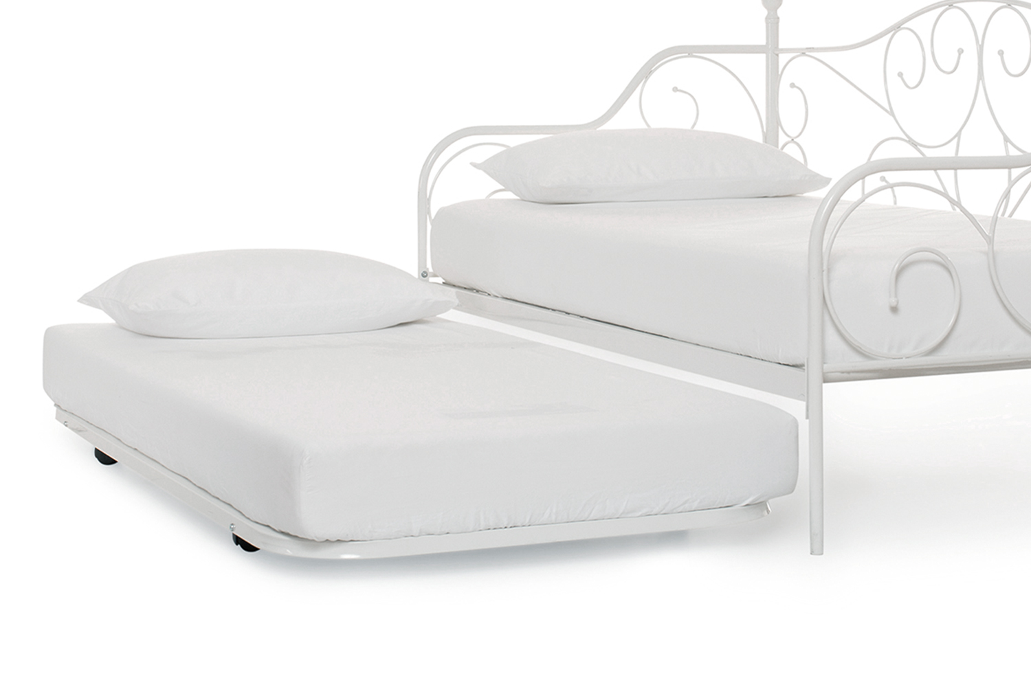 Twin under on sale bed trundle