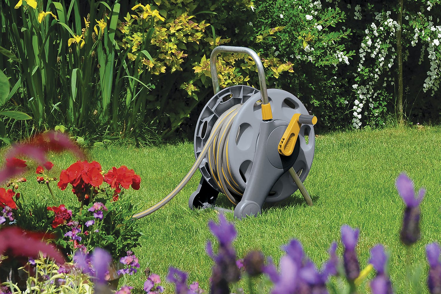 Hozelock 2-in-1 Reel & Hose Fittings | 45m