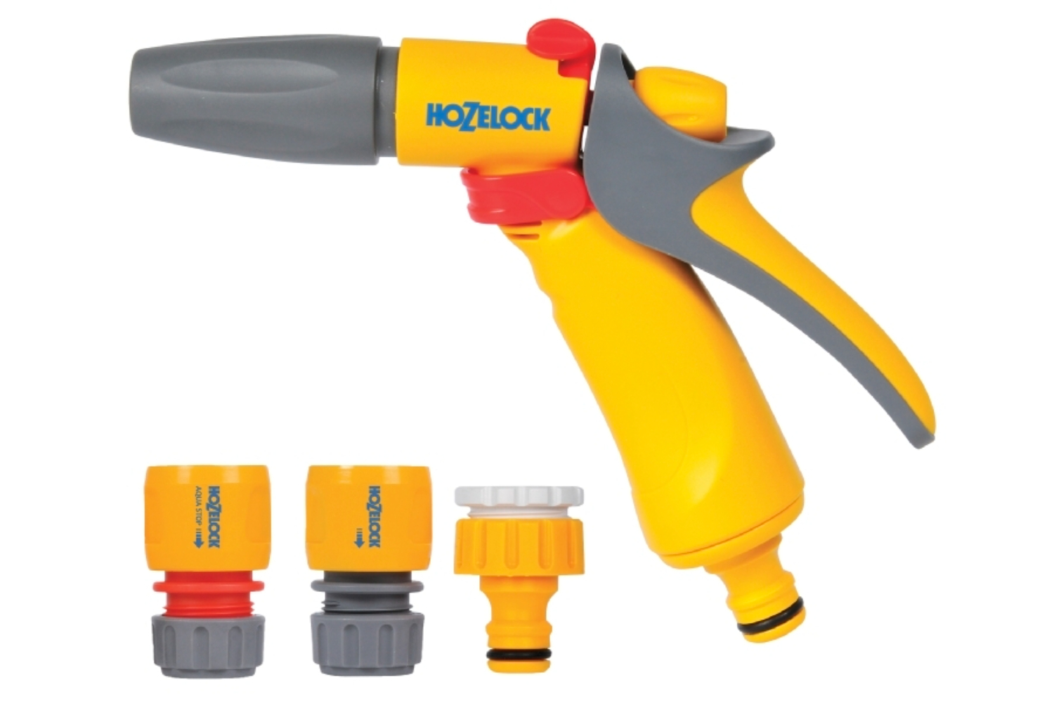 Hozelock New Jet Spray Gun & Fittings Set