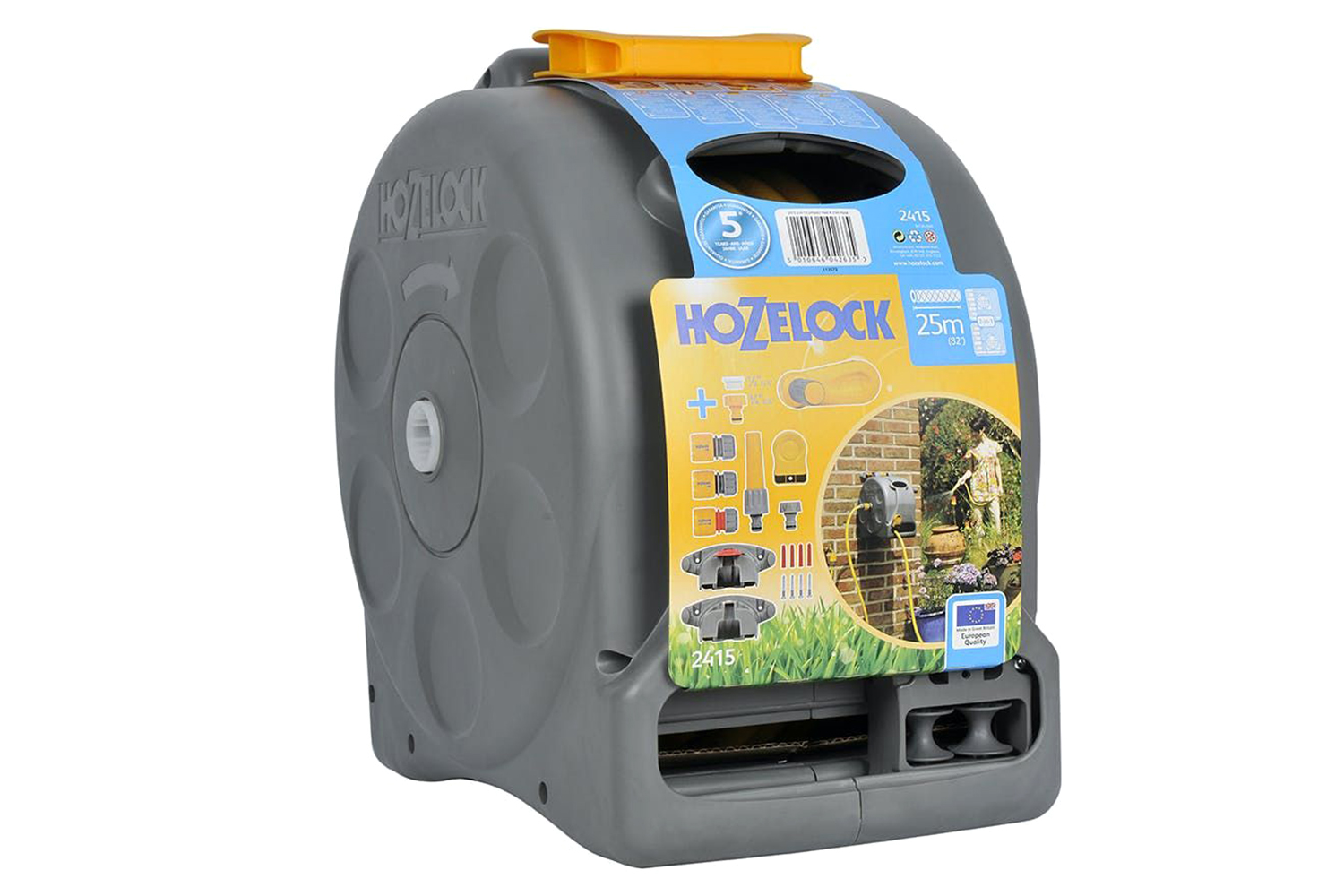 Hozelock  2-in-1 Compact Enclosed Hose Reel
