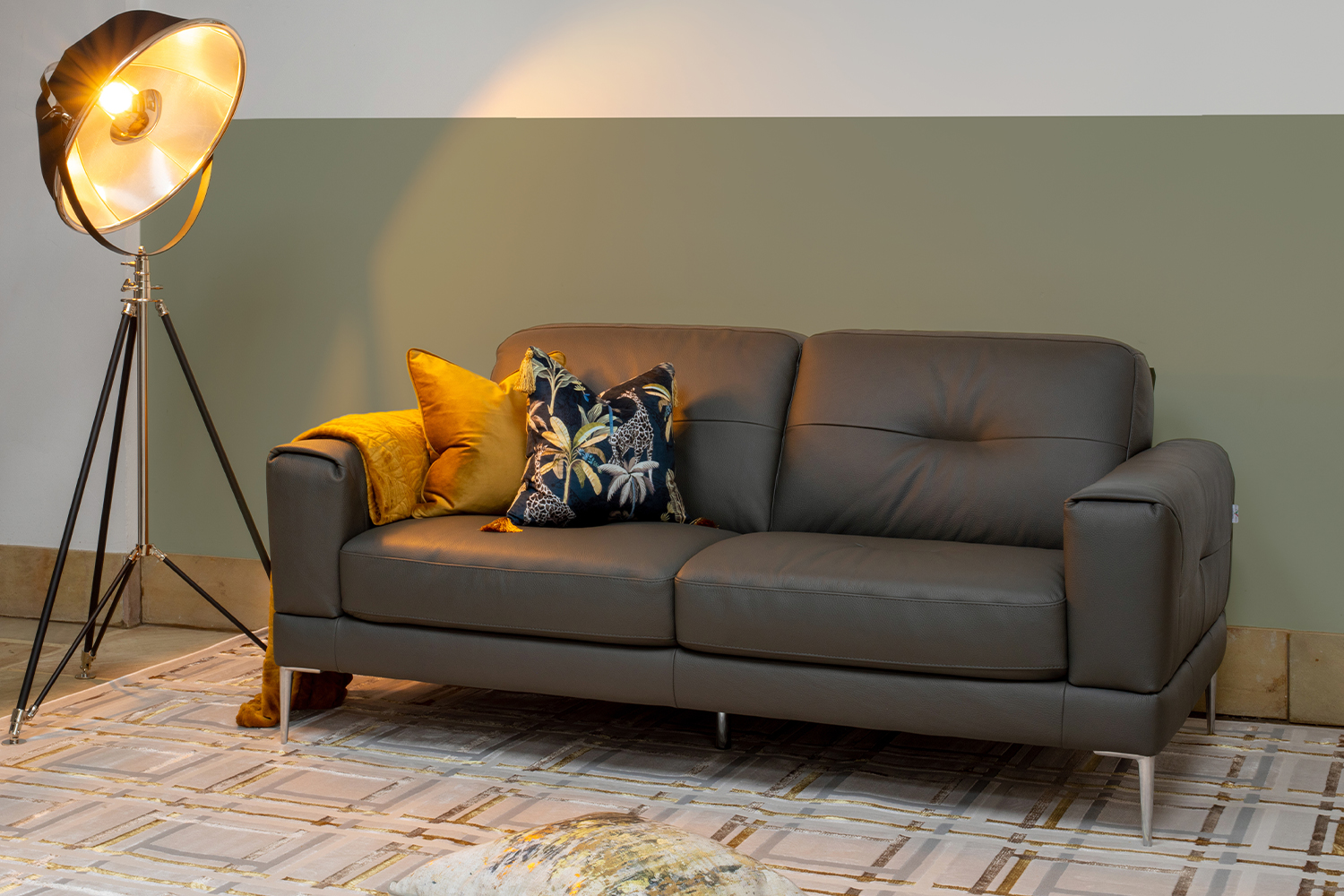 Kota 2.5 Seater Sofa | Green