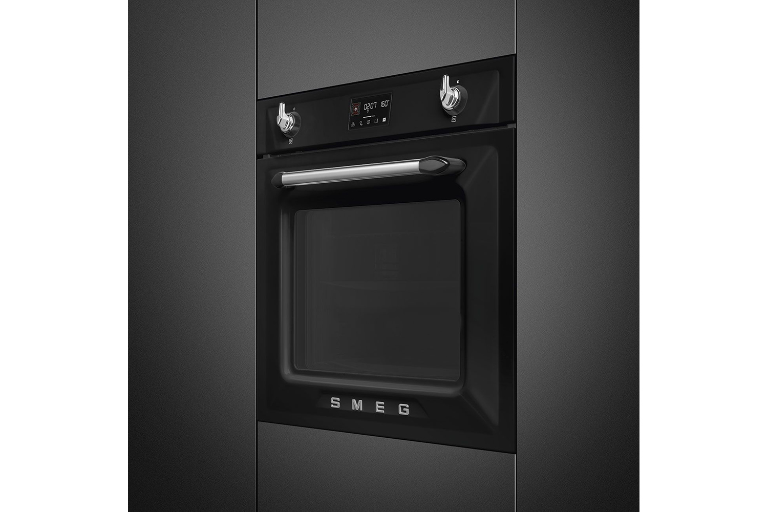 Smeg Victoria Built-in Single Steam Oven | SOP6902S2PN | Black
