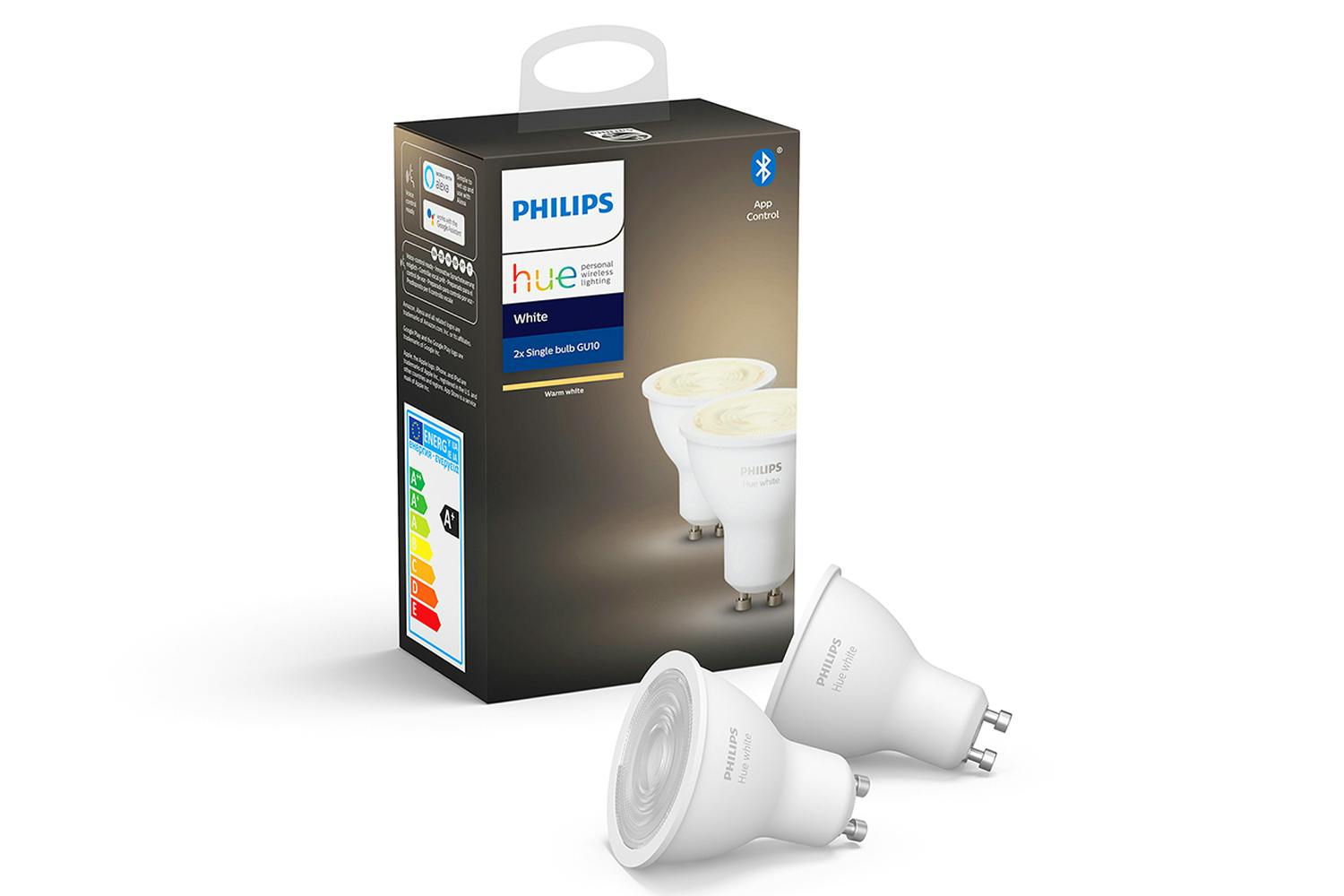 Philips Hue GU10 Bulb, White Ambiance