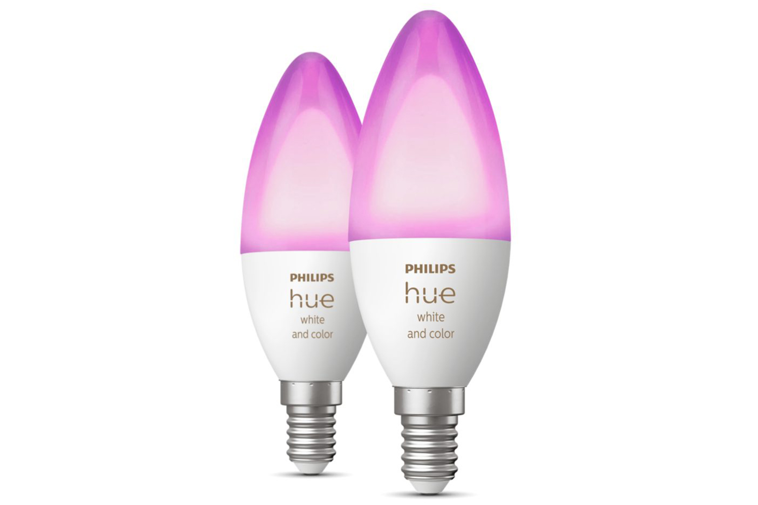 Philips Hue E14 Smart Bulb | Dual Pack