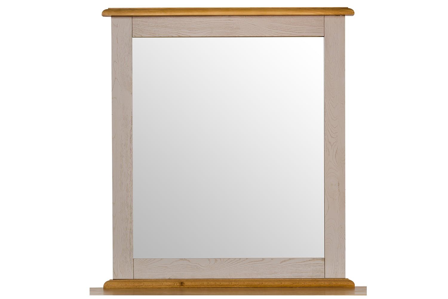 Lancaster Dresser Mirror | Aged Grey/Oak | 85 x 95 cm