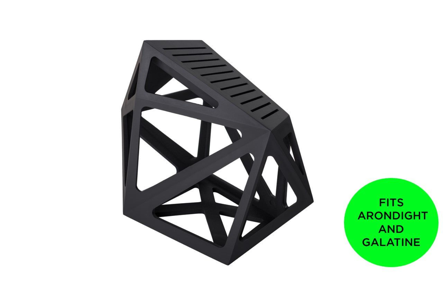 Edge of Belgravia Diamond Knife Block | Black