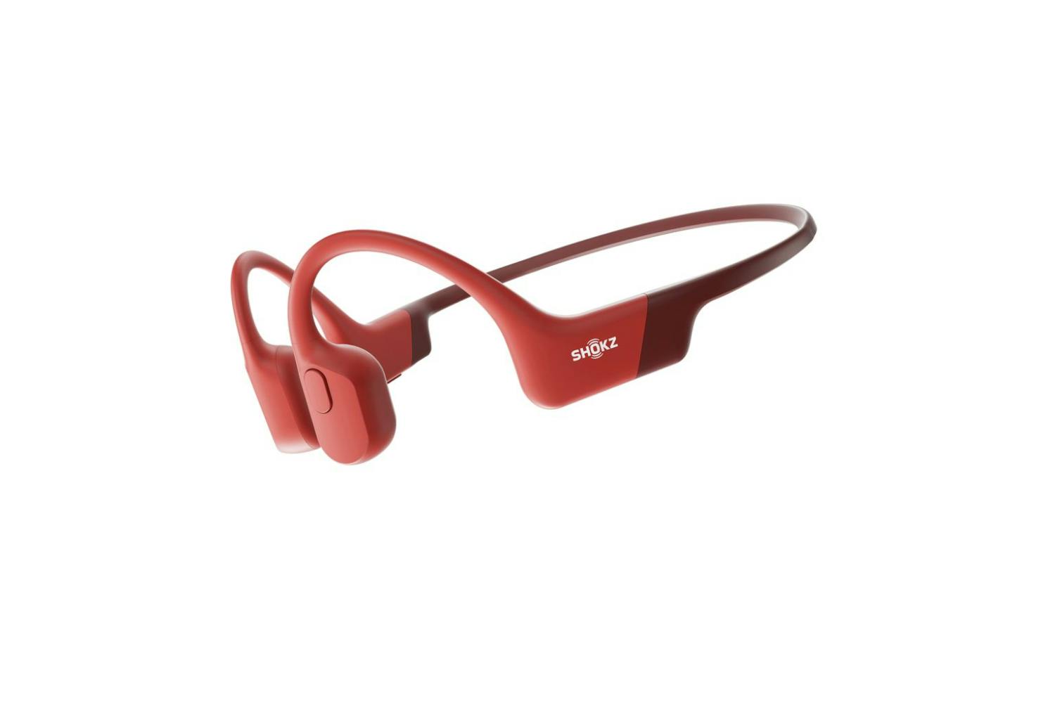 Shokz OpenRun Open-Ear Wireless Headphones | Solar Red