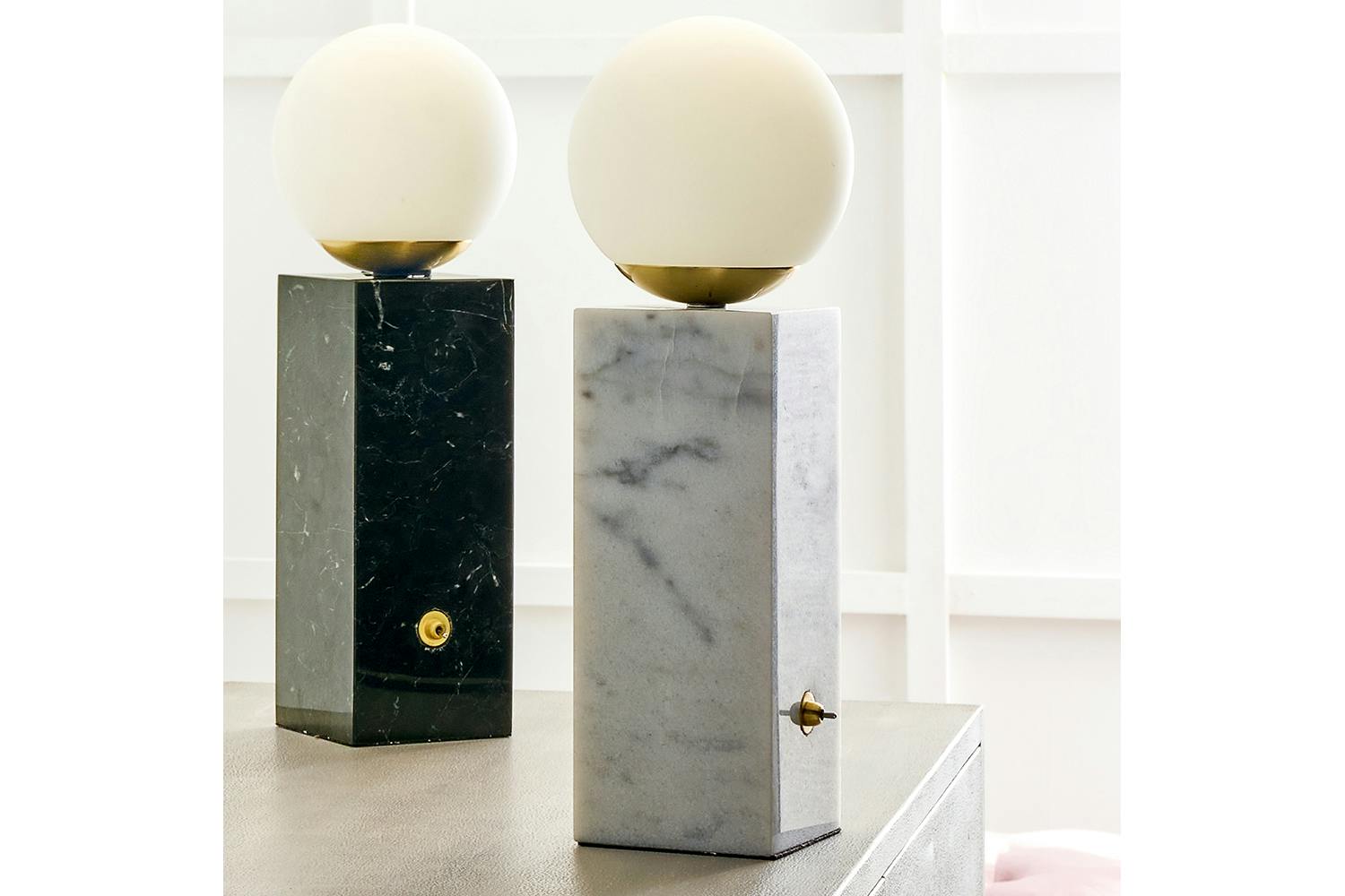 Paris Orb Table Lamp | White Marble