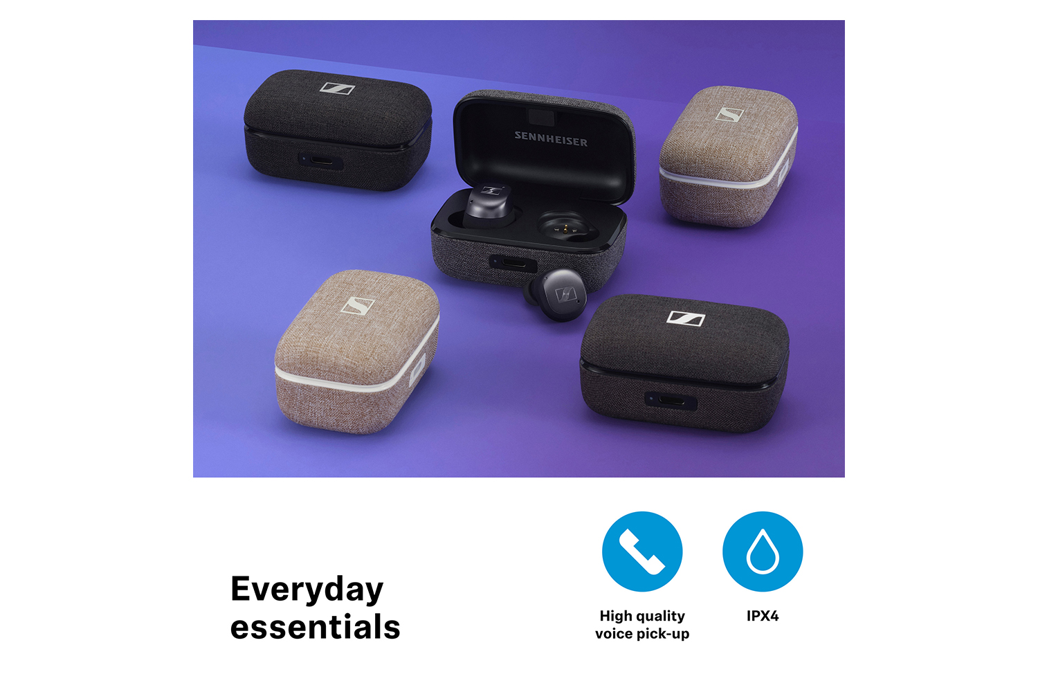 Sennheiser Momentum In Ear True Wireless 3 Earbuds Graphite