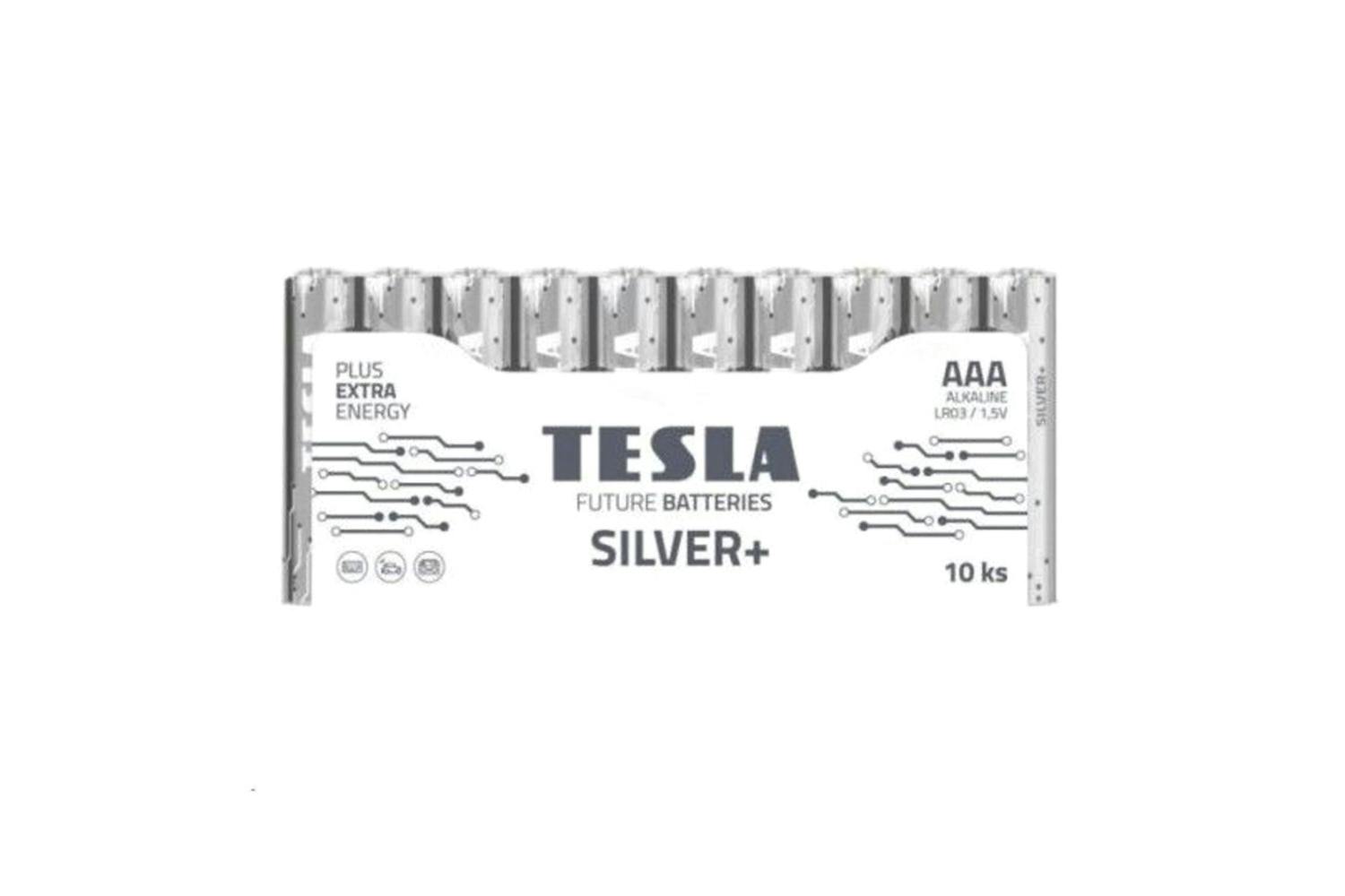 Tesla Silver+ AAA Battery | 10 Pcs of Pack