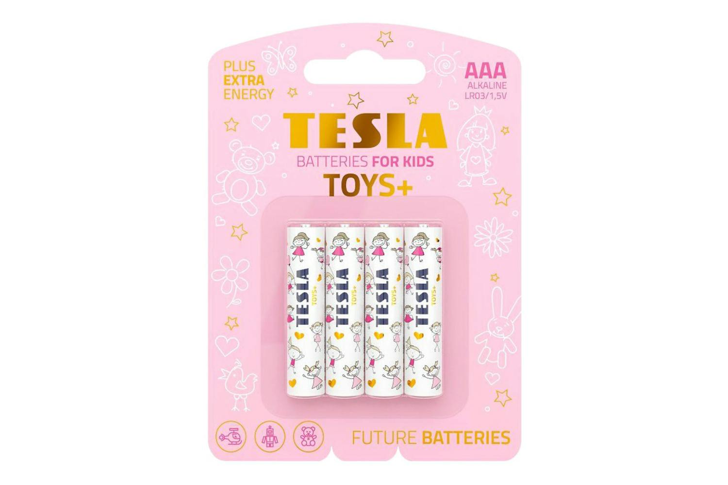 Tesla Toys+ Girls AAA Battery | 4 Pcs of Pack